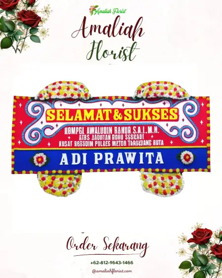 Papan Bunga Ucapan Selamat Pancawati